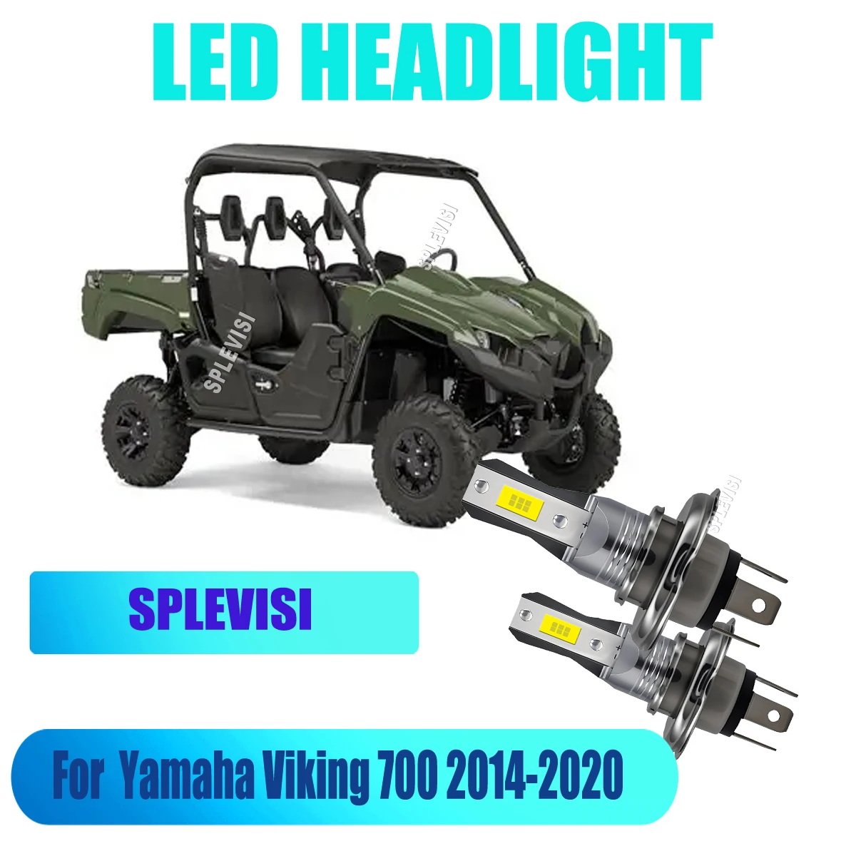 

H4 9003 Motorcycles LED Bulb - Perfect Fit for Various Weather For Yamaha Viking 700 2014 2015 2016 2017 2018 2019 2020