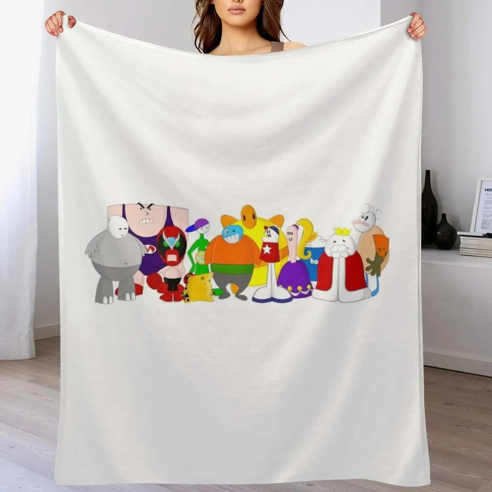 

Homestar Runner Family Throw Blanket Soft Warm Blanket Gift for Grandparents