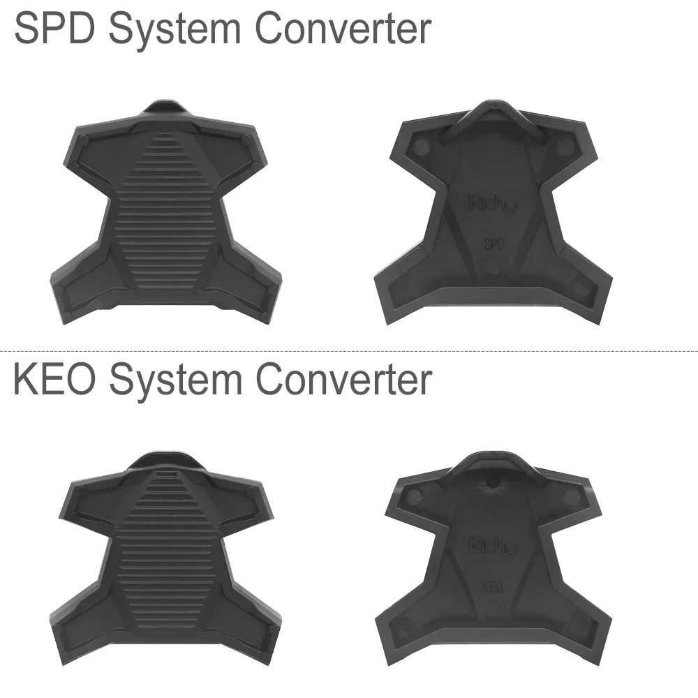 Lookkeo SPD 시스템용 자전거 클립리스 페달 어댑터, 로드 바이크 페달 컨버터, 자전거 페달 어댑터