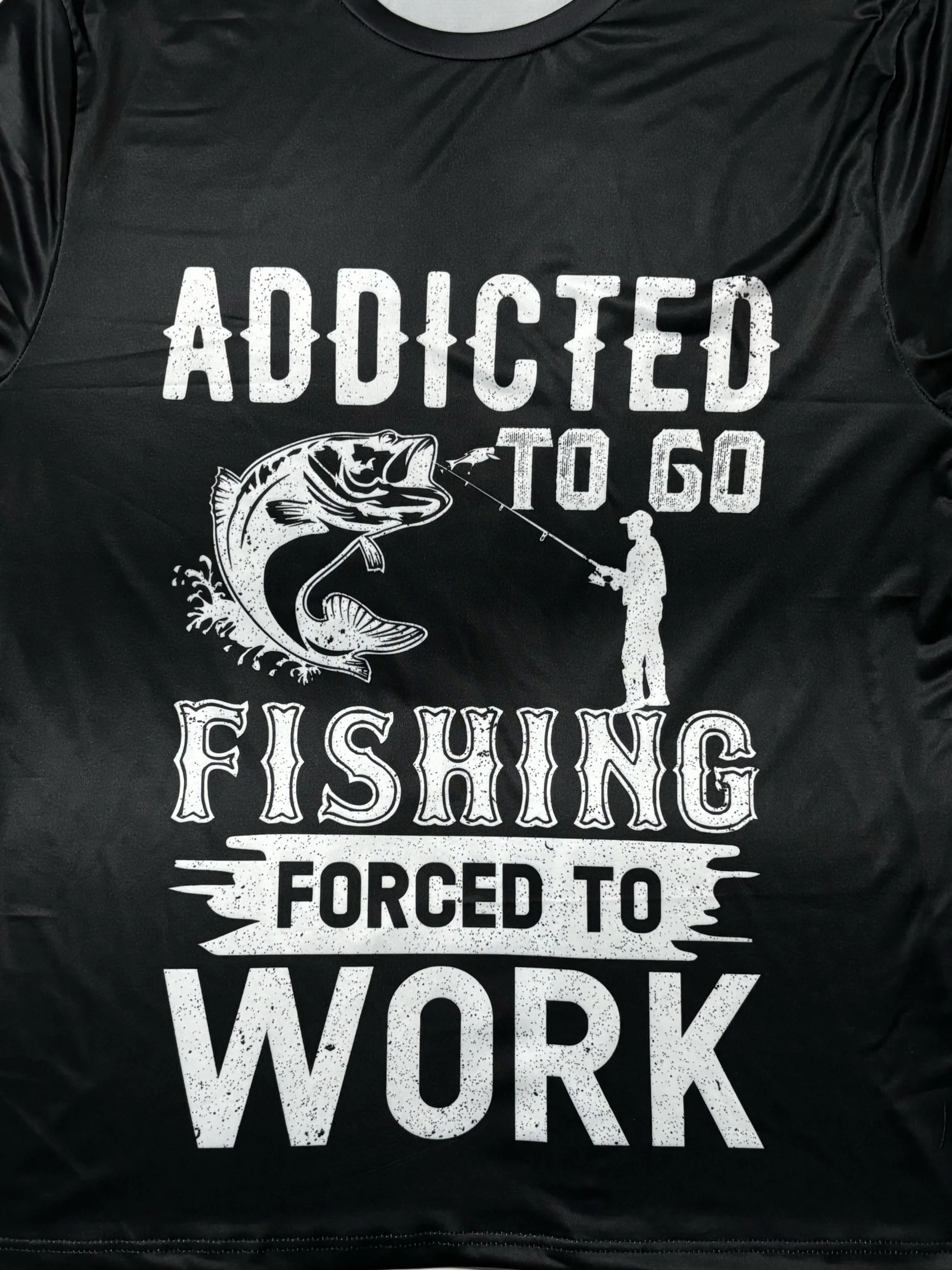 قميص صيد السمك سريع الجفاف يمتص الرطوبة ويمتص العرق وأكمام طويلة ورقبة دائرية مناسبة لصيد الأسماك وفي الهواء الطلق