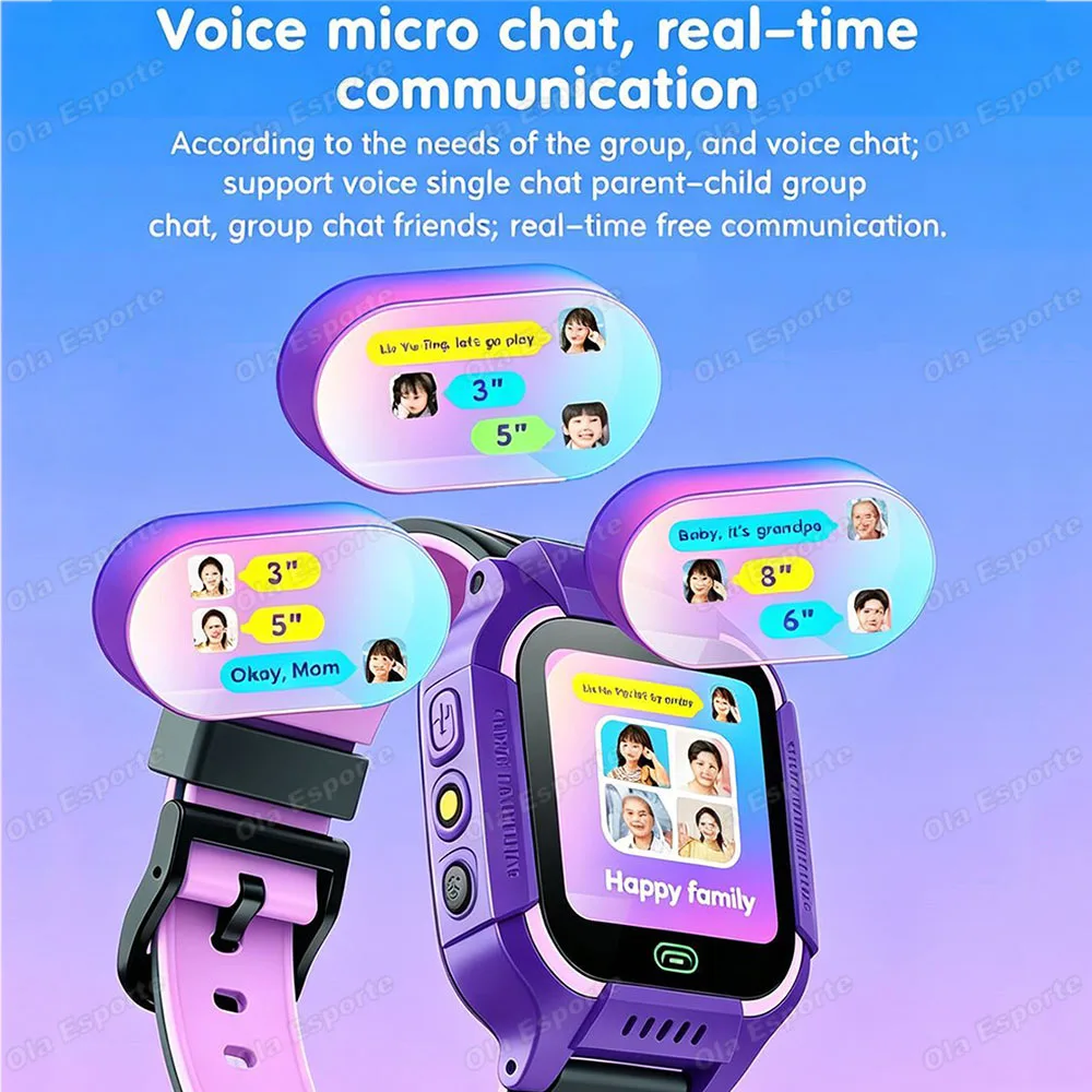 Kids Smart Watch with SOS APP Location Tracking