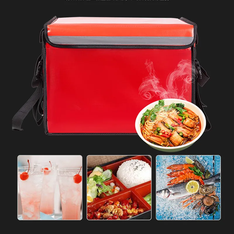 Camping Bag Thermal Large Capacity Picnic Basket Delivery Lunch Food Door Insulated Storage Box Portable Travel Coolers Supplies