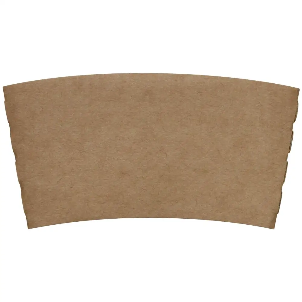 

[1,000 ct] Coffee Cup Sleeves Traditional Corrugated Coffee Cup Holder for 10oz to 24oz Cups, Recyclable & Disposable (C