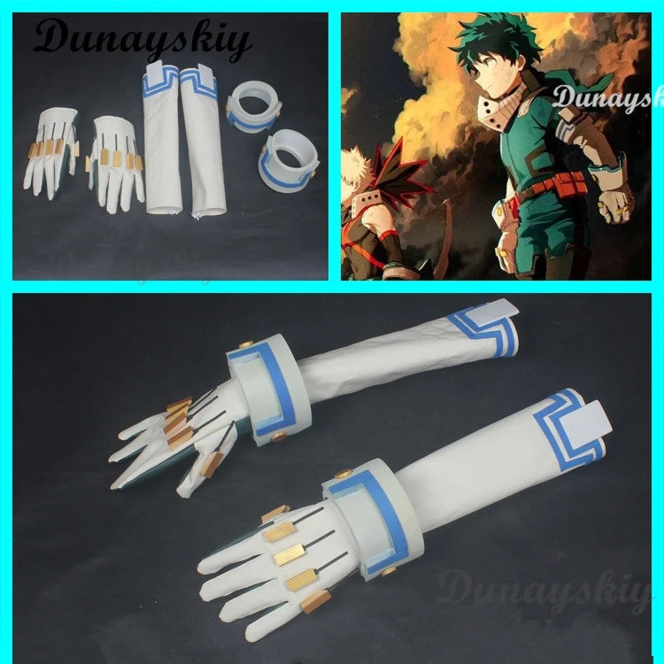 Anime My Hero Gloves Halloween Carnival Cosplay Academia Midoriya Izuku Deku Bakugou Katsuki Cosplay Costume Props Accessories