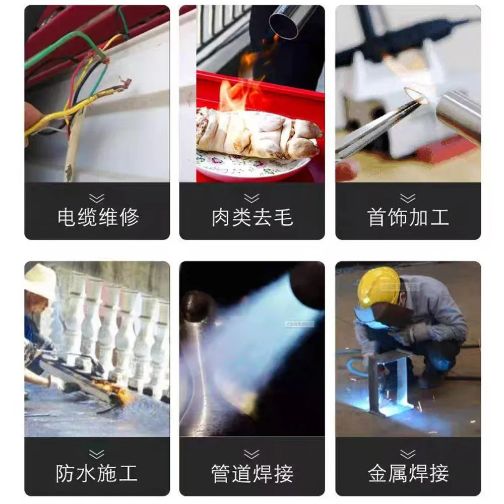 Flame Thrower Single And Double Opening Type Liquefied Gas Torch Welding Flame Thrower Propane Welder
