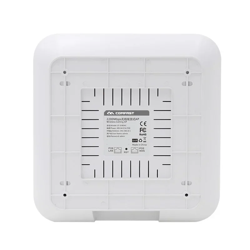 2025Comfast CF-E385AC 2200Mbps Wireless Ceiling AP 3*Qualcomm Gigabit LAN&WAN port Chipset Original WiFi Access point Router Hot
