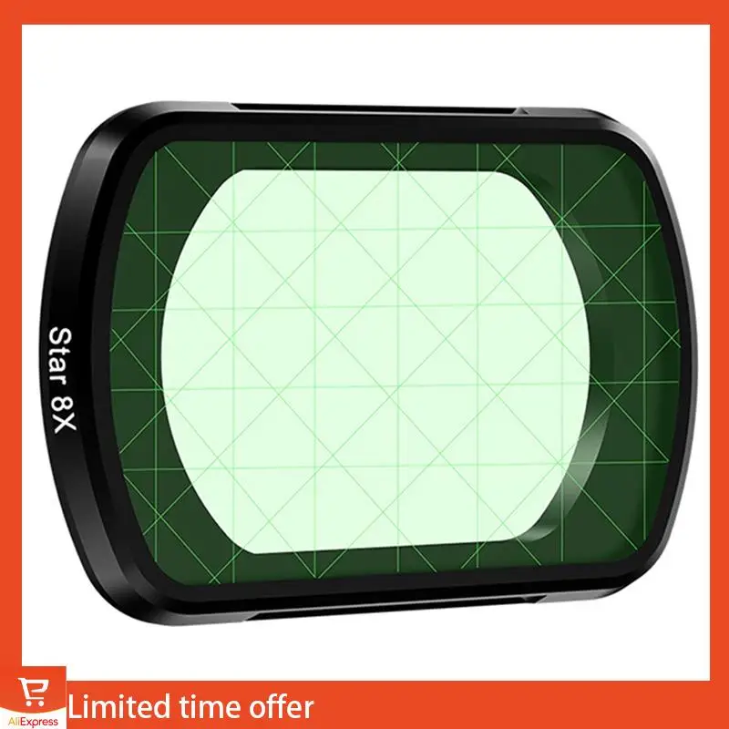 مجموعة فلاتر عدسات جديدة لمرشح التصوير الفوتوغرافي الاحترافي DJI Osmo Pocket 3 بتصميم مغناطيسي Star 8X/LPR