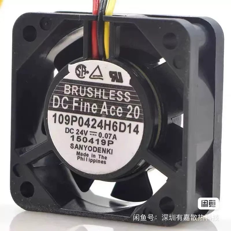 Cooling Fan for SANYO 109P0424H6D14 D01 D03 D18 D High Performance Quiet Operation Reliable Durability Efficient Heat