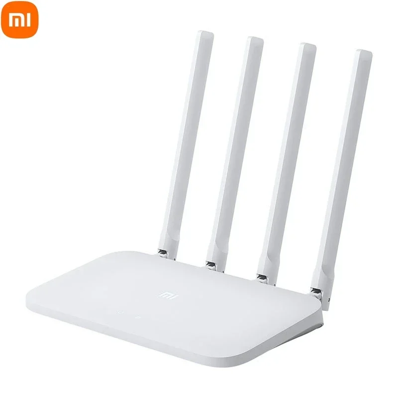 جديد Xiaomi Mi WIFI Router 4C Roteador APP Control 64 RAM 802.11 b/g/n 2.4G 300Mbps 4 هوائيات أجهزة التوجيه اللاسلكية مكرر