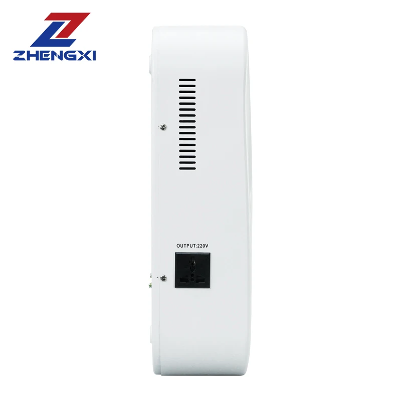 ZX monofásico 1000VA 3000VA 5000VA montaje en pared AC 220V reguladores/estabilizadores de voltaje automáticos