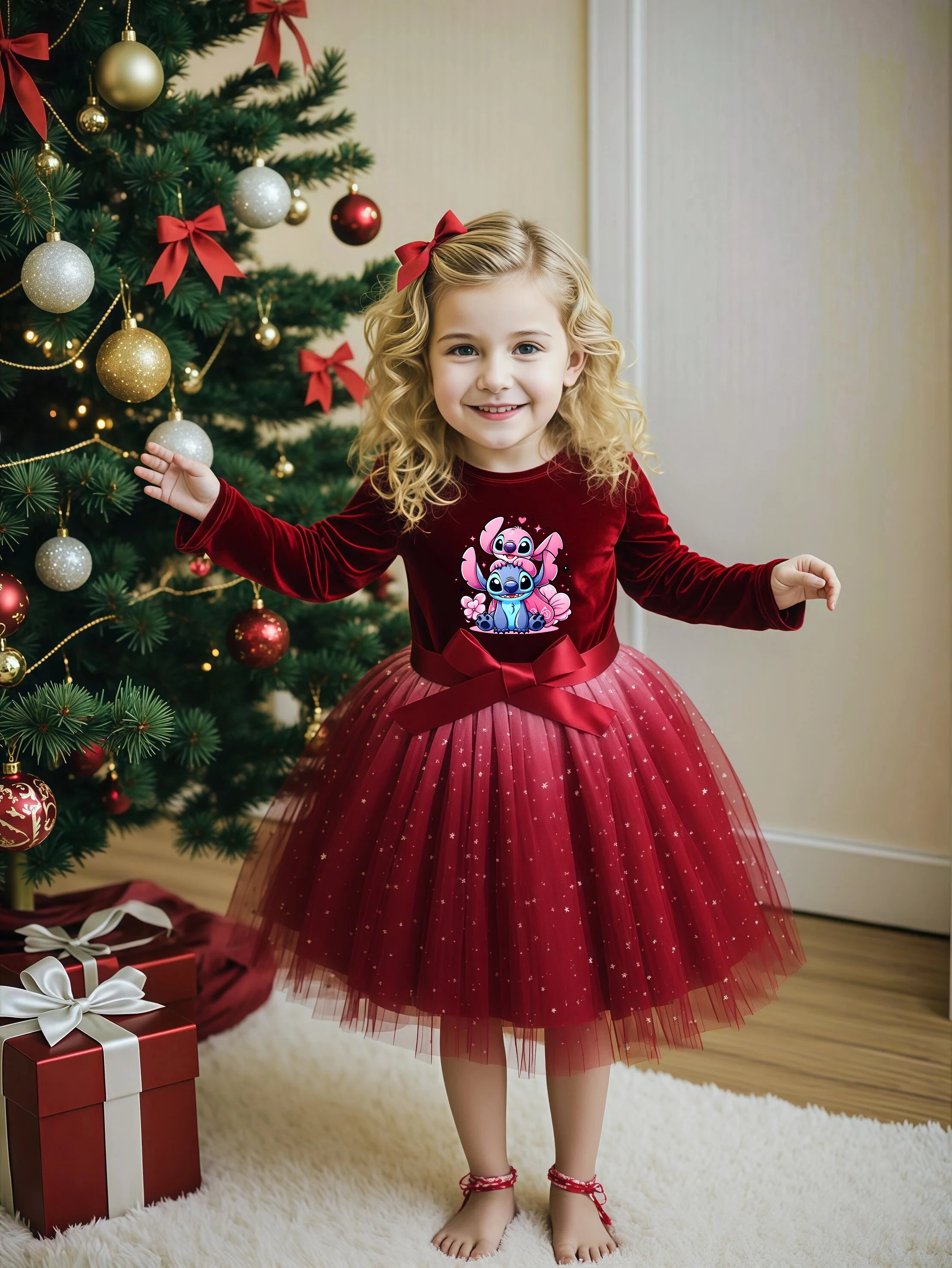 Stitch Girls Dress … - image