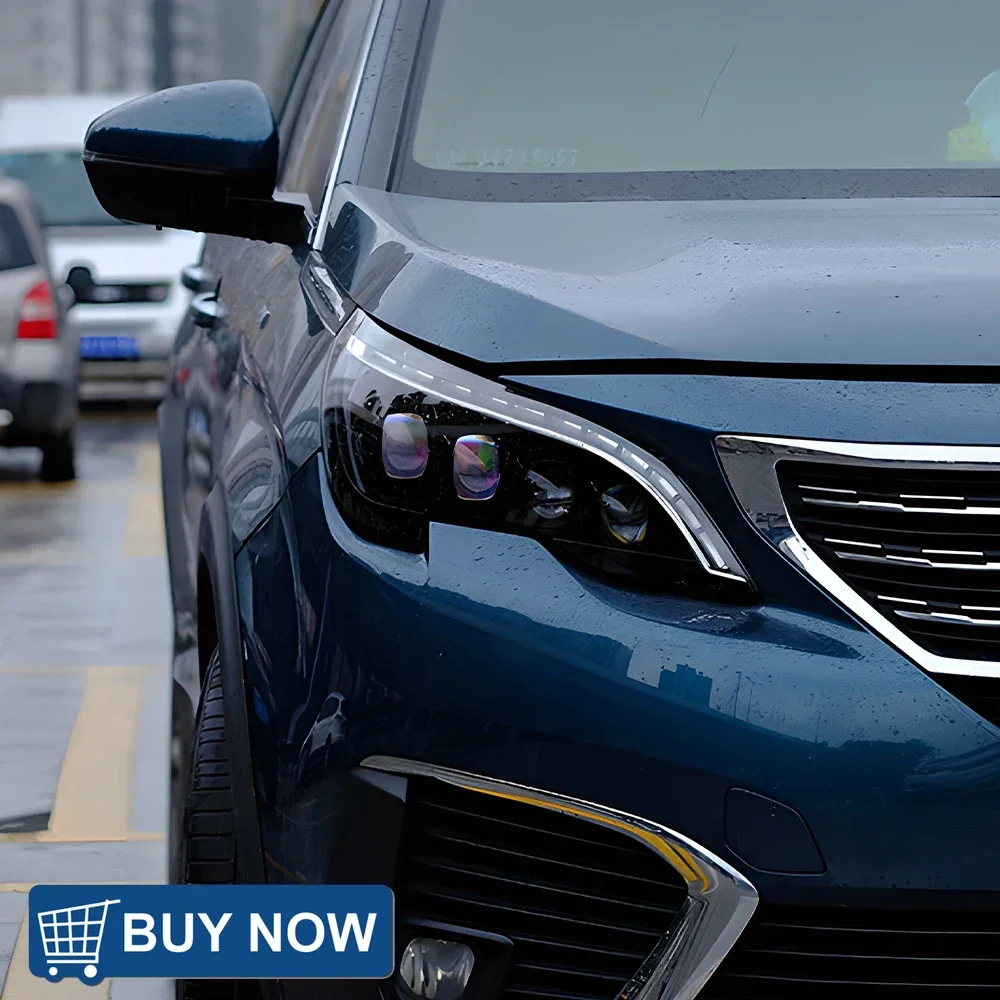 

Для Peugeot 4008 5008 2017-2020 автоматические светодиодные фары в сборе, обновленная линза проектора с высокой настройкой, автомобильные передние лампы, аксессуары