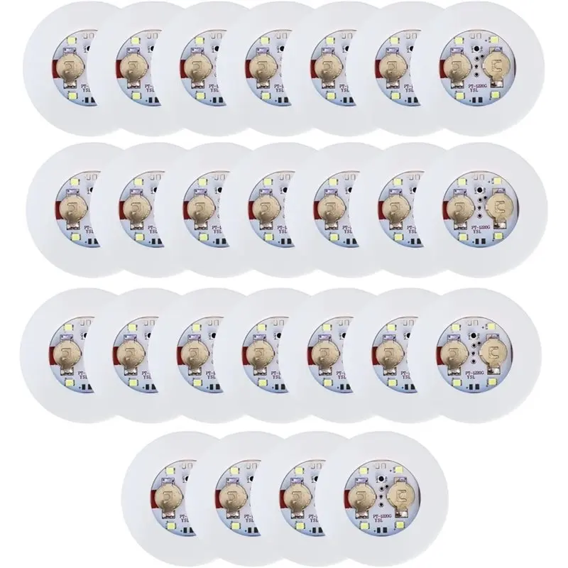 ABYN-Light Up Bar Coaster, RGB LED For Drink Stickers 25Pcs For Drinks, Liquor Bottle Lights