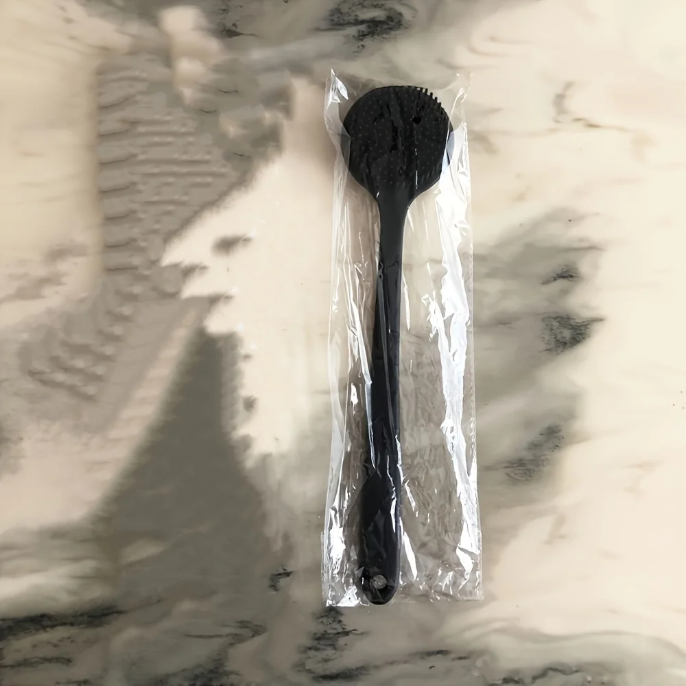 فرشاة حمام ناعمة ذات مقبض طويل من السيليكون - فرشاة تنظيف لطيفة للظهر، تنظيف عميق وعناية بالبشرة