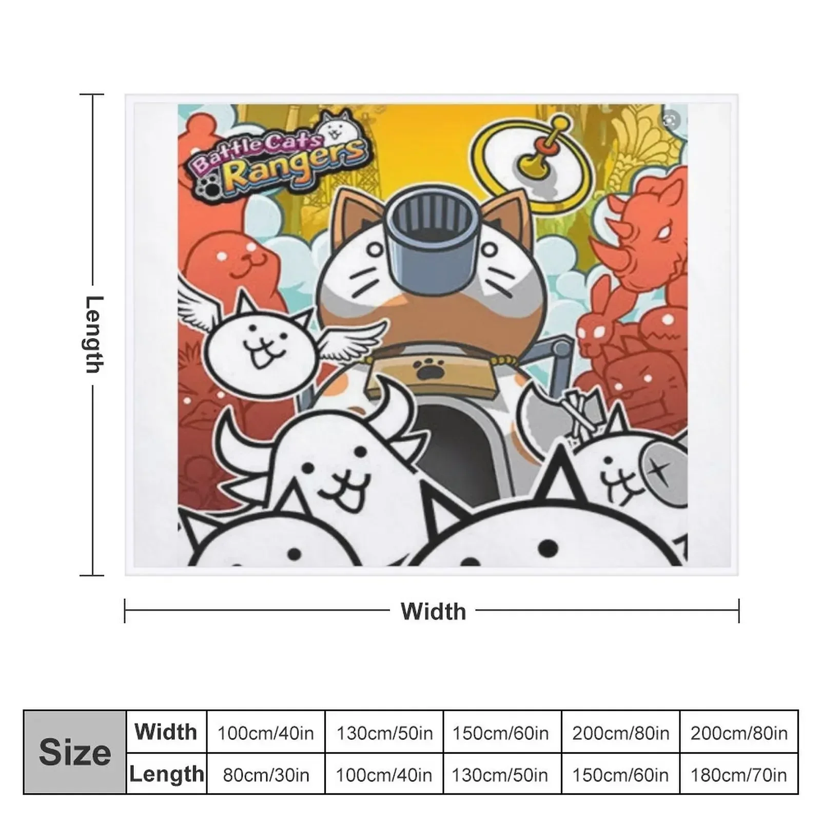 Battle cats Throw Blanket halloween Polar christmas decoration Blankets