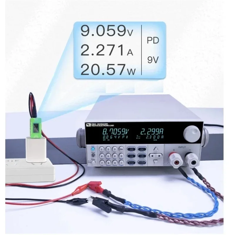 JCID JC CT02 PD Charger Detector Fast USB-C Tester Voltage Current Power Test HD OLED Screen Real Time Monitoring Tester