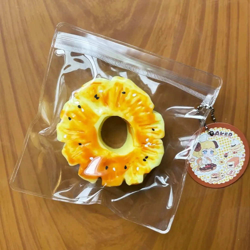 NEW Squishy Kawaii Pineapple Cake Squishies Soft Slow Rising Anti Stress Fidget Toy Simulation Food Squeeze Sensory Toy For Kids