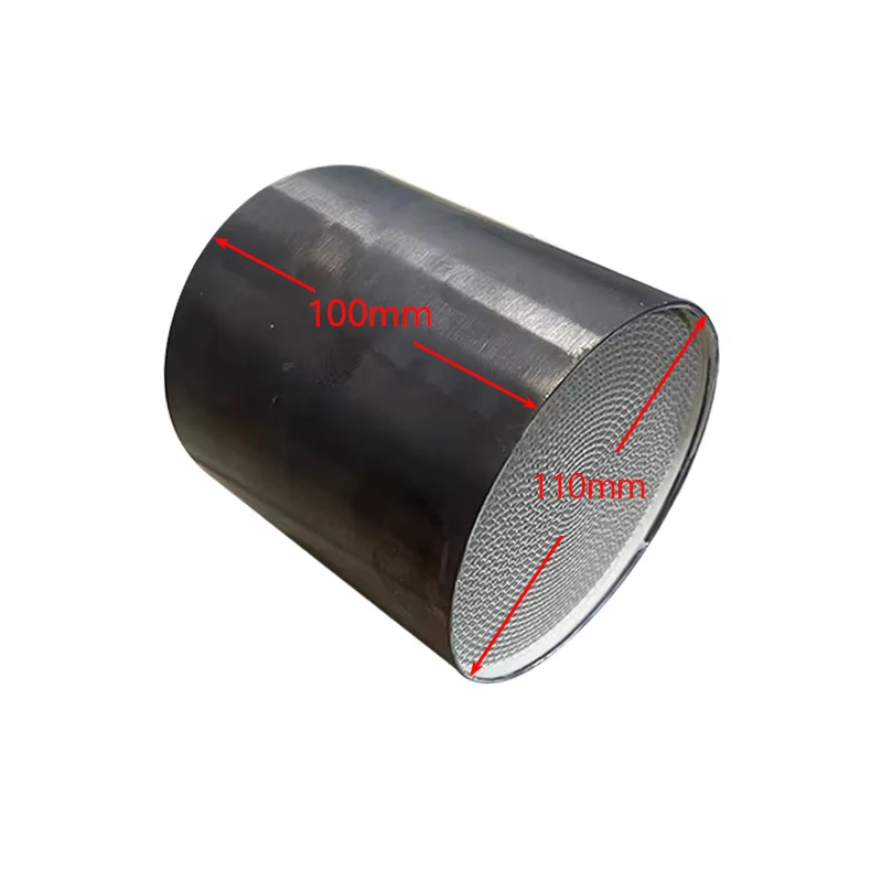 

Каталитический нейтрализатор 110x100 мм для газовых транспортных средств EURO 5, металлический выхлопной газовый катализатор 400 cpsi, подходит для автомобильного катализатора 2.0T 2.5T