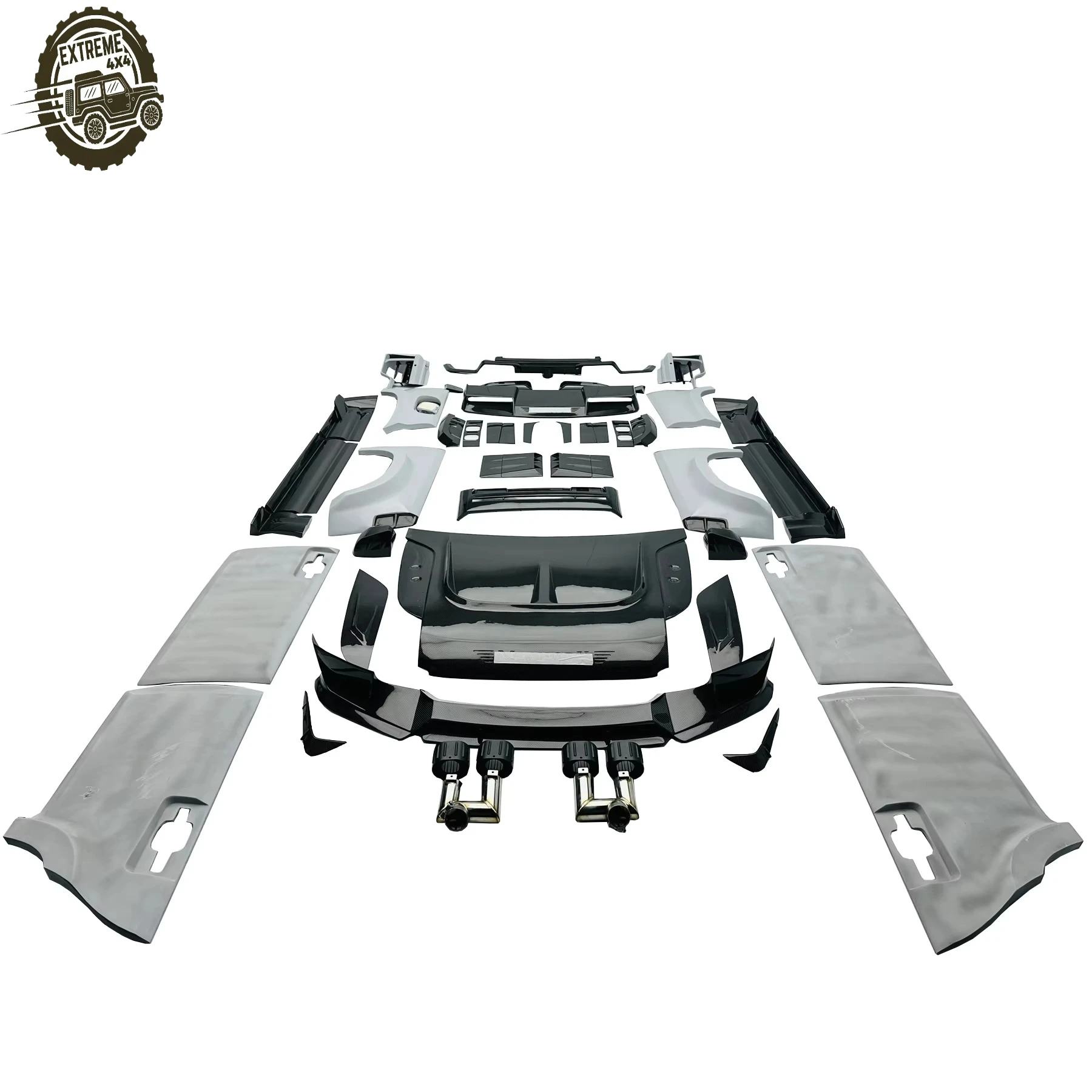 Land Rover Defender 90 110 130 M Style Dry Carbon Fiber Body Kits Auto Parts for Land Rover Defender 90 110 130