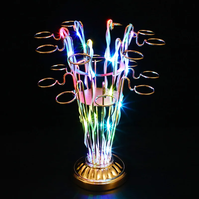 

Cocktail Glass Holder Wine Holder Luminous LED Bar KTV Champagne Holder Bullet Glass Wine Glass Holder Shelves Bottle Holder