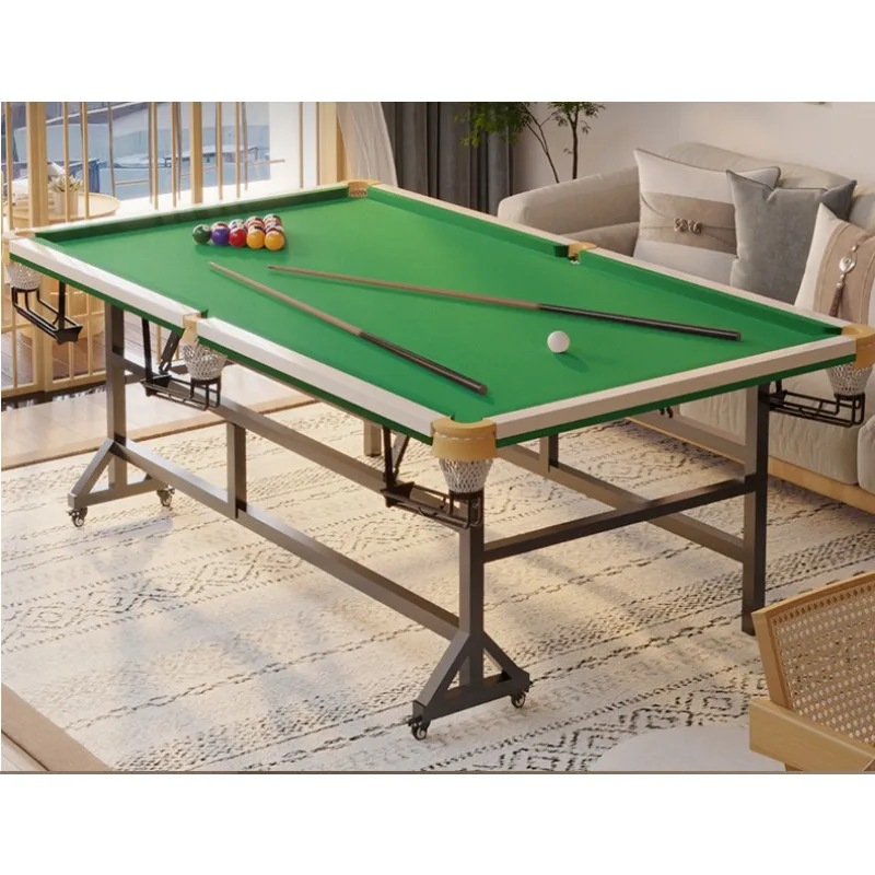 for Table Tennis Pool Table 2 in 1 Household Indoor Folding Large Parent Child Standard Adult Family Billiard Game