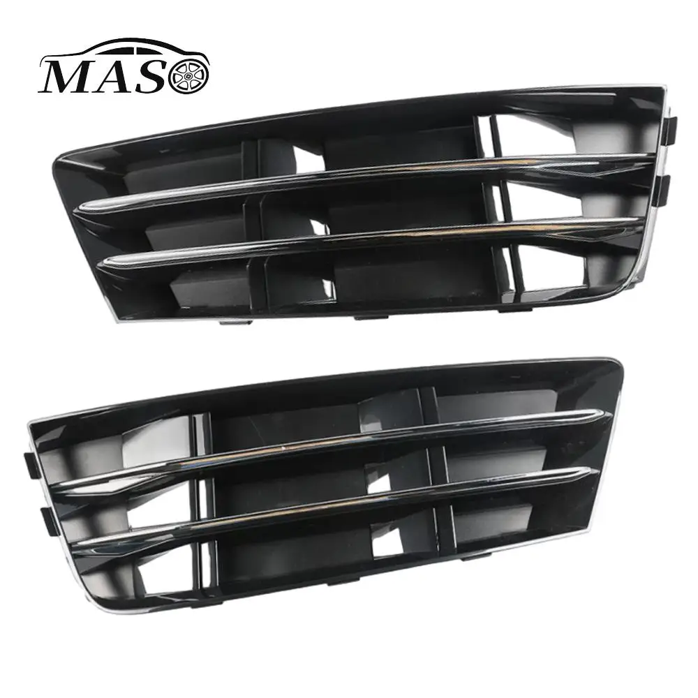 

Front Left Right Bumper Fog Light Lamp Grilles for Audi A4 B9 2016 2017 2018 Car Accessories 8W0807682R 8W0807681R