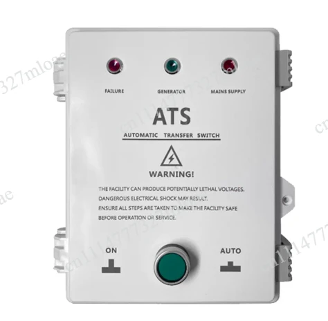 2P 3P 4P ATS 63A 125A Generator ATS Controller, Dual Power Automatic Transfer Switch Control System