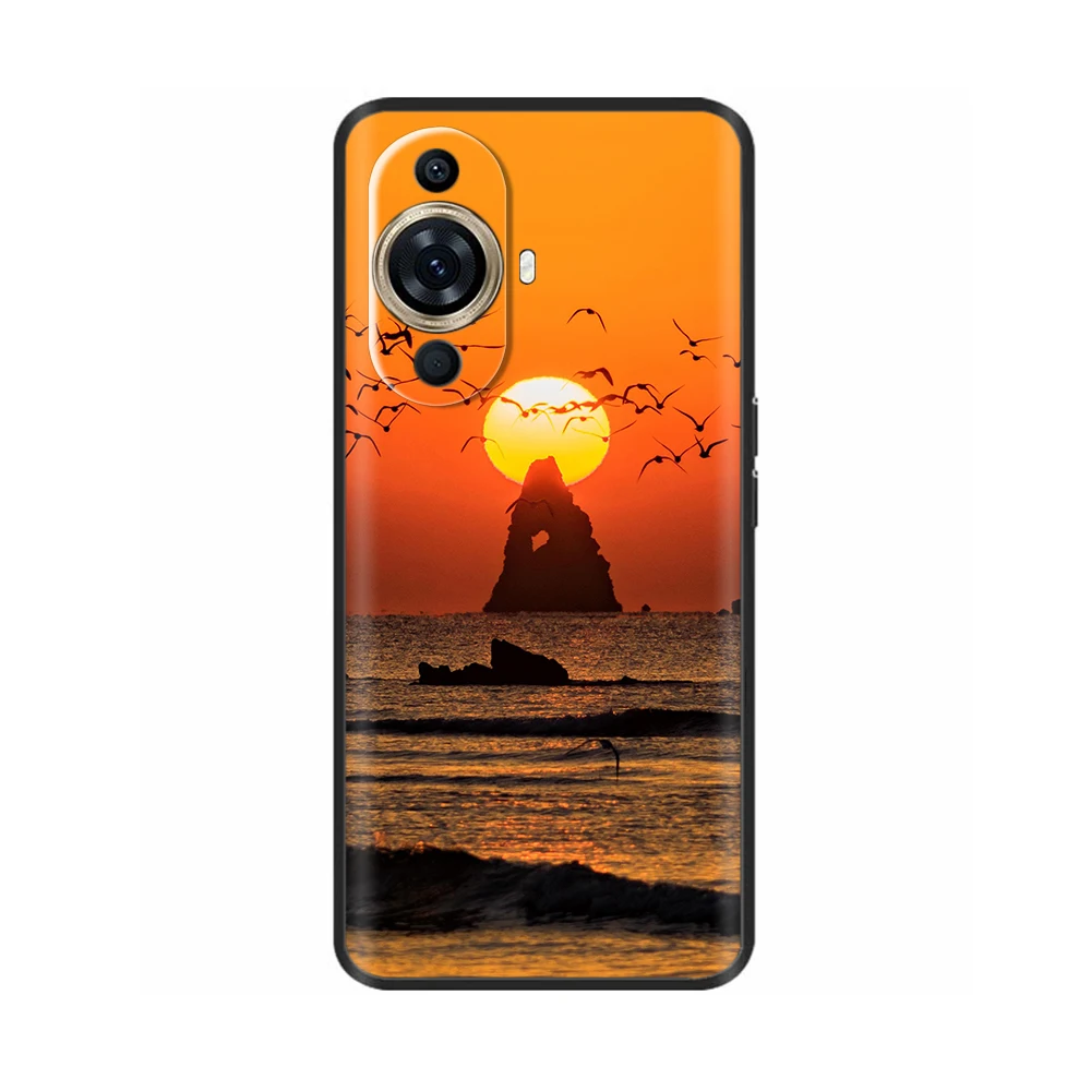 Black Silicone Case For Huawei Nova 11 Pro Case For Huawei Nova 11 Coque Shockproof Soft Cover For Huawei Nova 11 Ultra Carcasa image 2