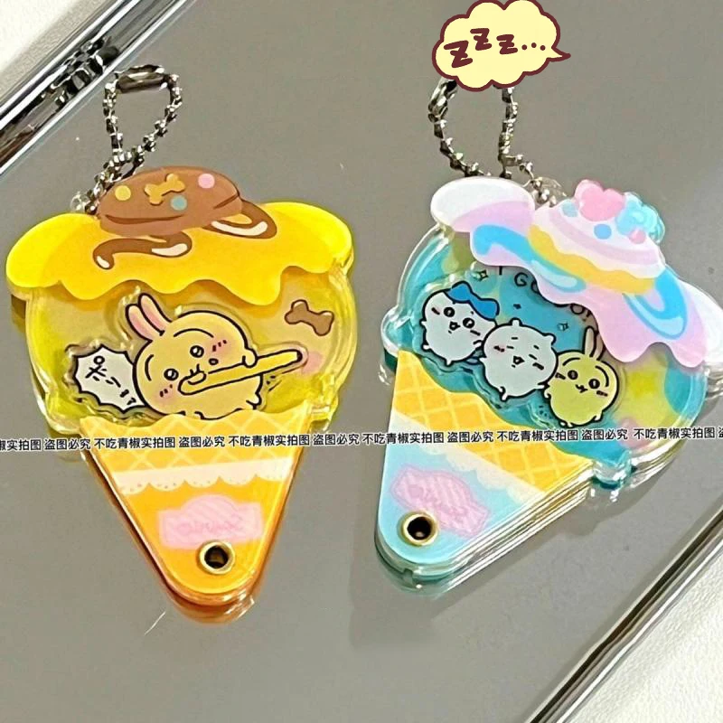 Kawali Sanrio Chiikawas Cinnamoroll Pompompurin Pendant Keychain Ice Cream Styling Bag Decoration Accessories Cute Girls Toys