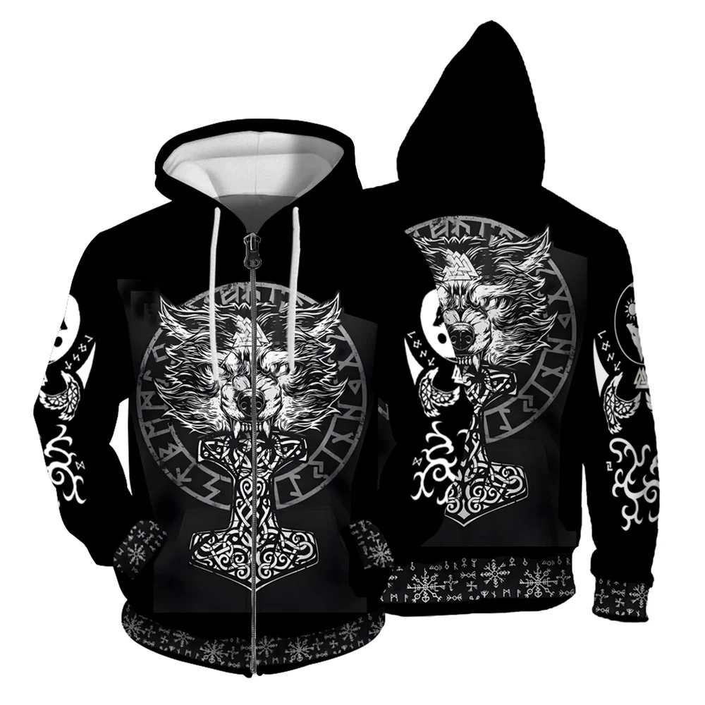 Fashion Skull Print Hooded Sweatshirt Trendy and Versatile Sweatshirts for Men Comfortable and Stylish Male Clothes Man Hoodie