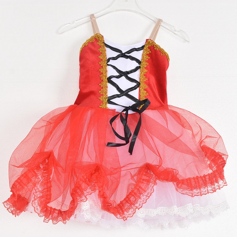 

New Romantic Tutu Giselle Ballet Costumes Girls Child Velet Long Tulle Dress Skate Ballerina Dress Puff Sleeve Chorus Dress