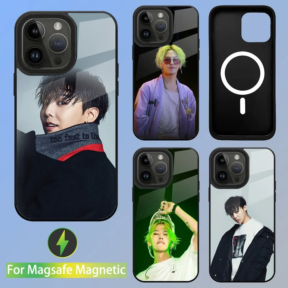 Singer G-Dragon GD Phone Case For iPhone 15,14,13,12,11,Plus,Pro,Max Mini Magsafe Magnetic Wireless Charging