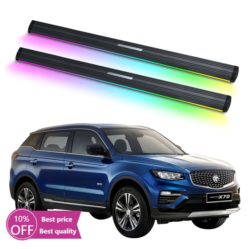 

Cc CarAutomatic Electric Power Neon Led Light Side Step Running Board for Proton X70 2025