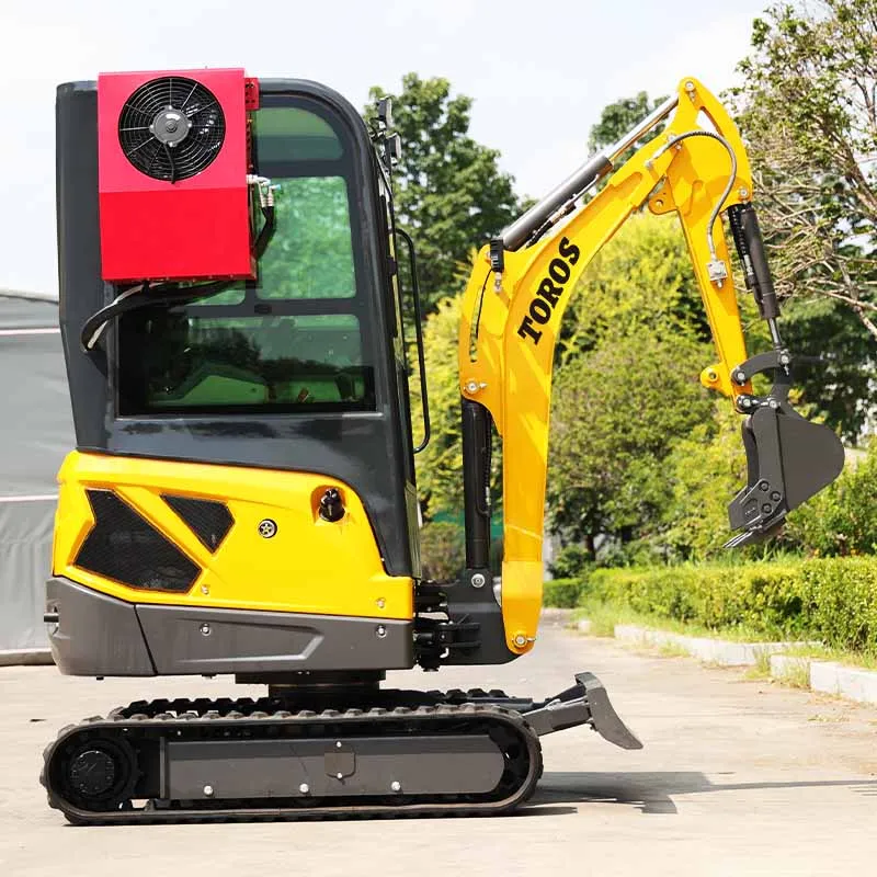 TOROS Customized Mini Excavator Customized Machinery 1.2 Ton Small Micro Mini excavator Digger