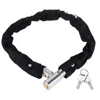 Portable Bicycle & Mountain Bike Locks, Electric Bike Chain Locks Cycling Anti-theft Gear Bicycle Accessories