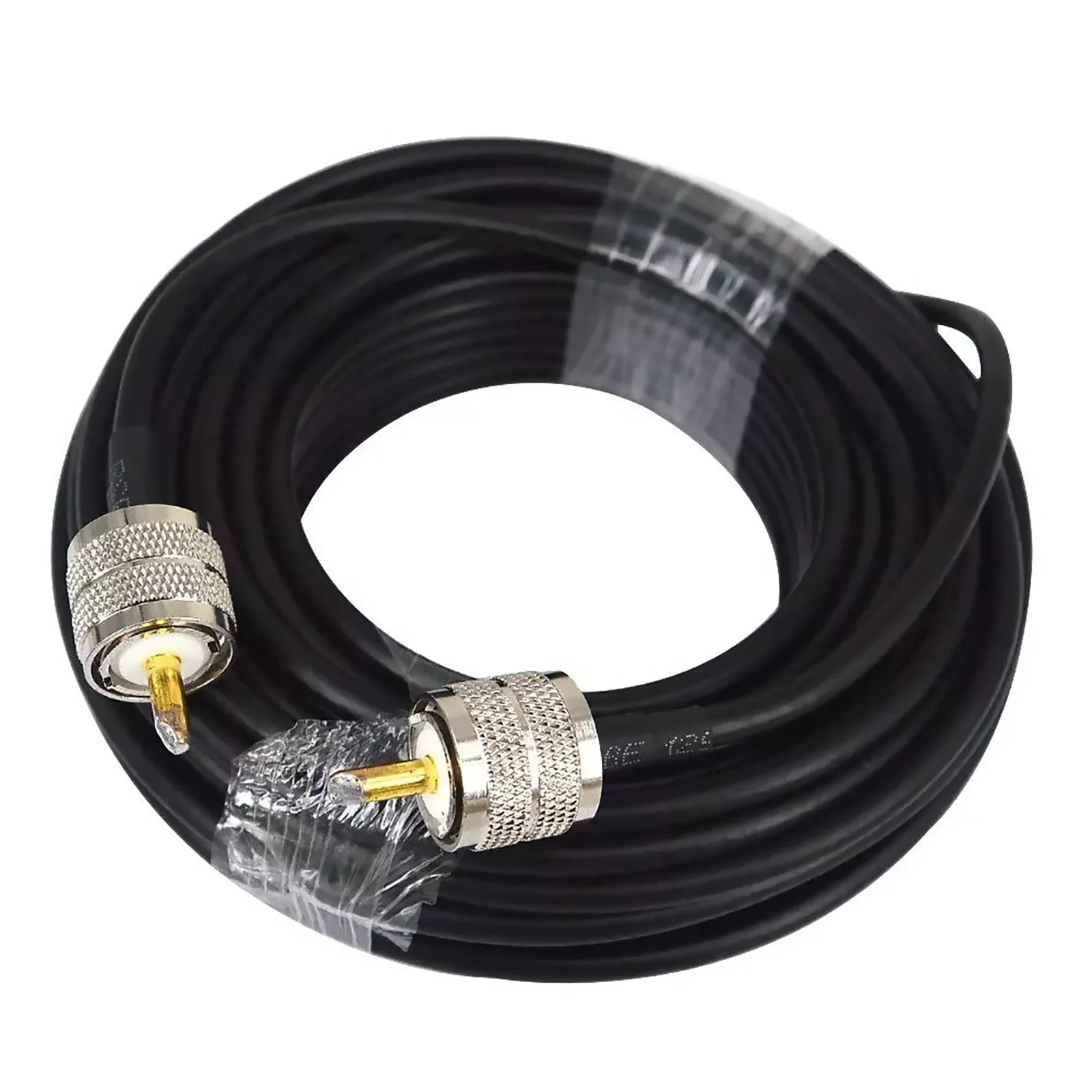 5M RG58 UHF Male to Male Coaxial Cable 50 Ohm PL259 Low Loss Extension Cord for CB Radio Ham Antenna Analyzer