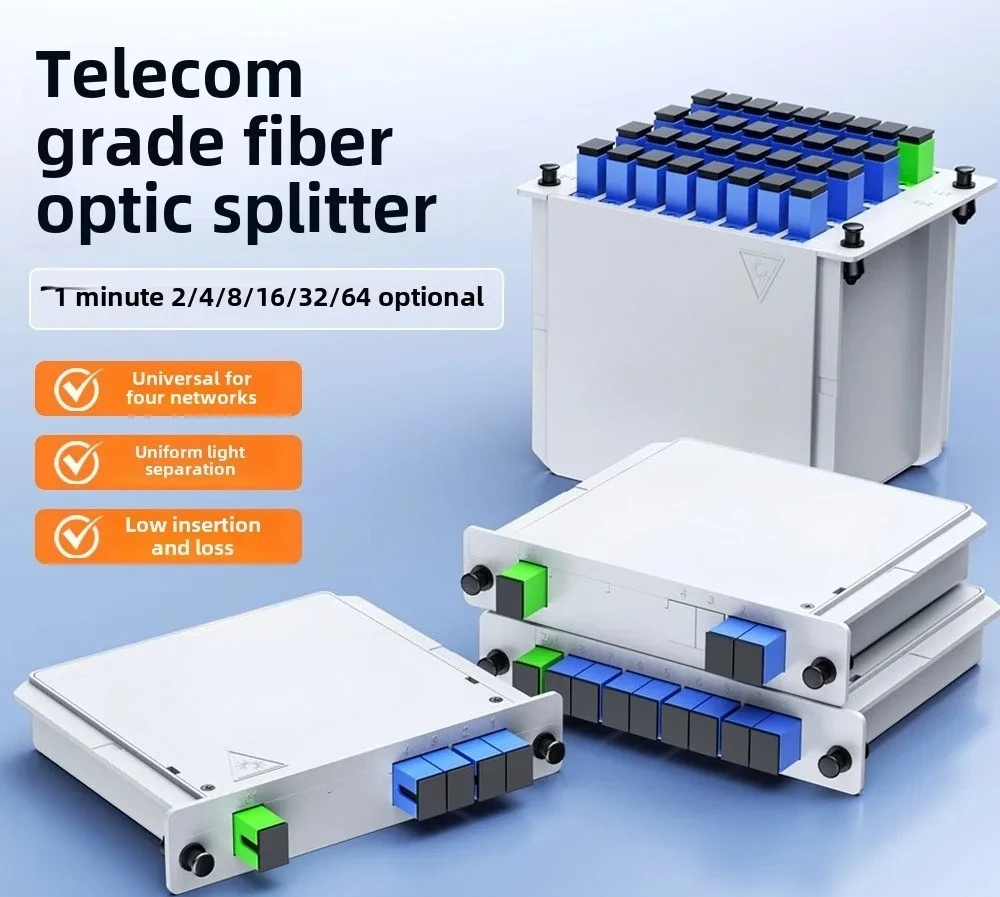 SC/UPC 1 minute 2/4/8/16/64 chip splitter 1 minute splitter