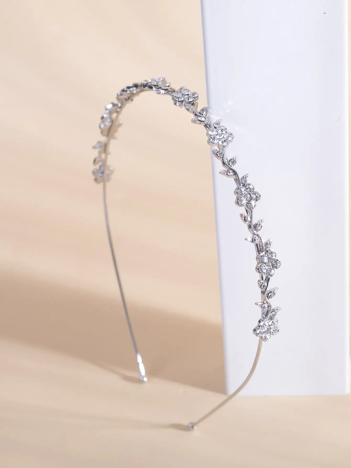 Flower rhinestone headband headdress hair lady