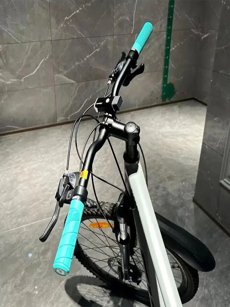 AliExpress NONE ODI Rubber bicycle handle grip 22mm Ergonomic mtb handlebar grip Black purple green red orange Lock on Anti-slip handlebar cover