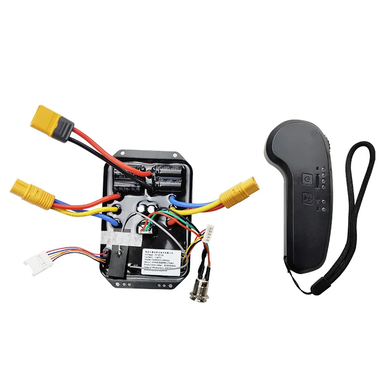 6S 7S 10S 36V Double Drive Electric Skateboard Hub Motor ESC Control Board With the 2.4G Remote