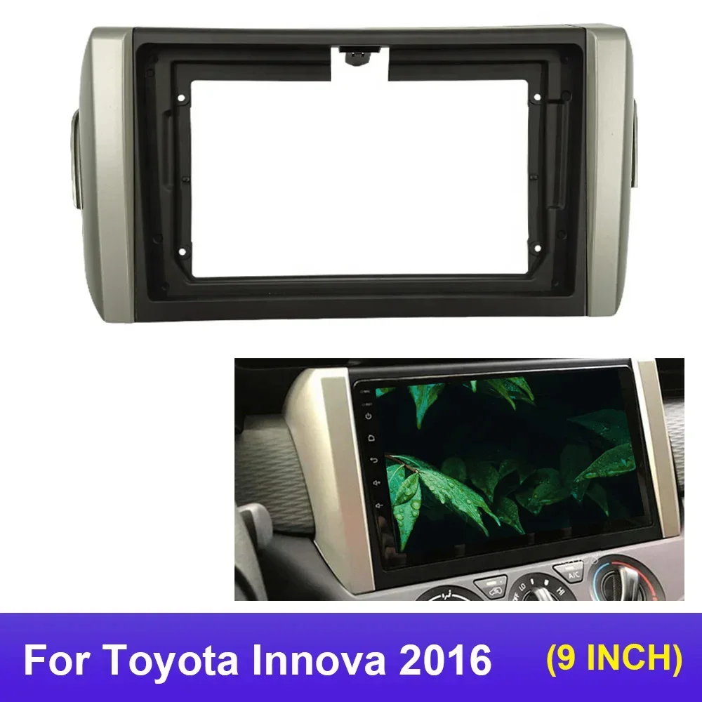 9-inch Car DVD Player Panel For Toyota Innova Crysta 2016 Car Radio Video Installation Dashboard Frame Is Suitable for Toyota