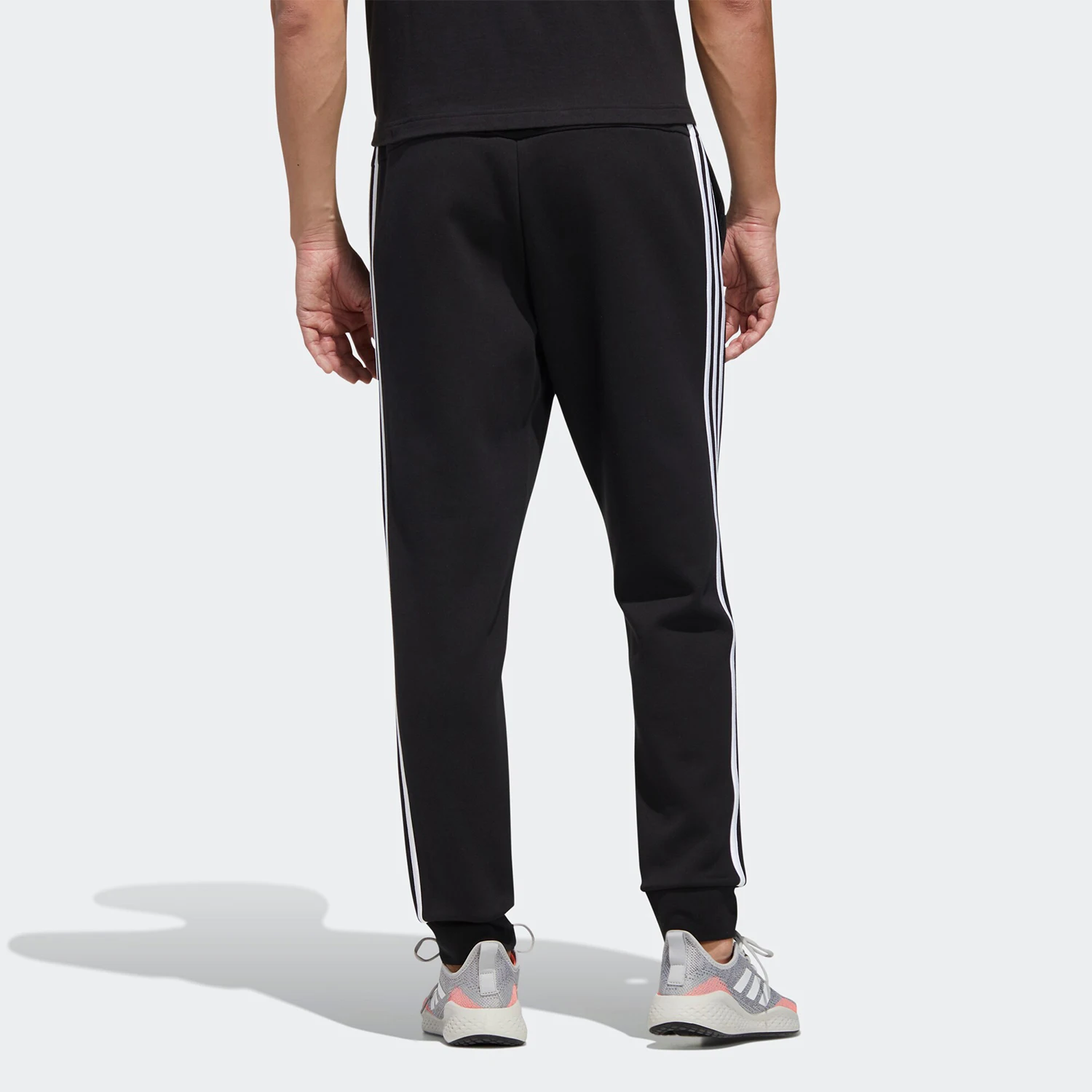 Adidas genuine Adidas M E 3S PNT DK men's sporty plaid pants GK0621