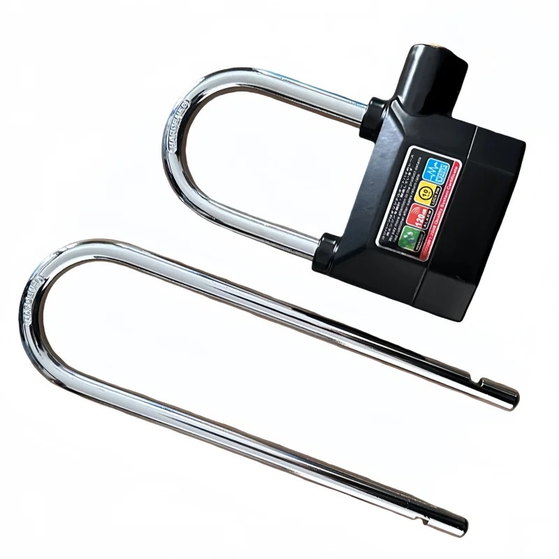Falante waterproof Alarm door padlock 110db Siren Alarm Lock Universal Anti-Theft Padlock for Bicycle Motorcycle Door Gate