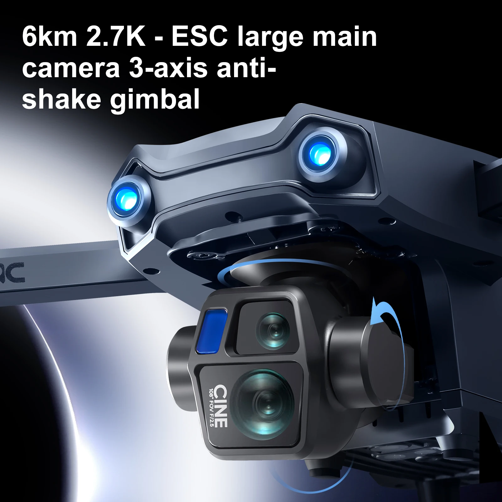 YLRC S819 드론 GPS WIFI FPV 6KM - Drone Gimbal 3 Axis 리뷰 및 가격
