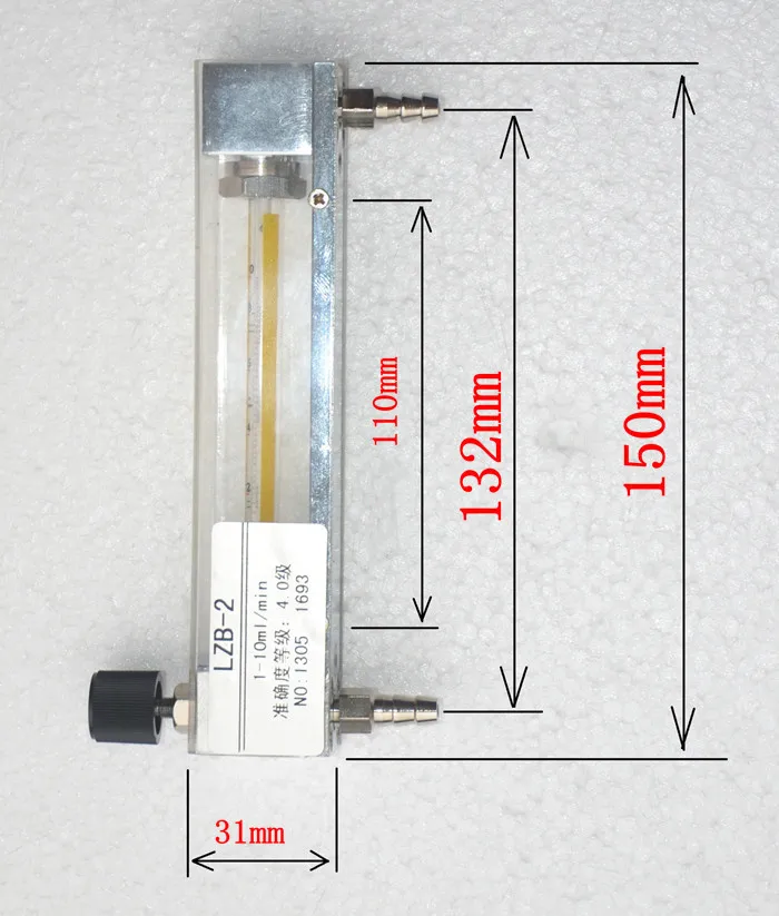 

LZB-2 flowmeter glass rotor flowmeter gas flowmeter air water liquid Yuyao flowmeter