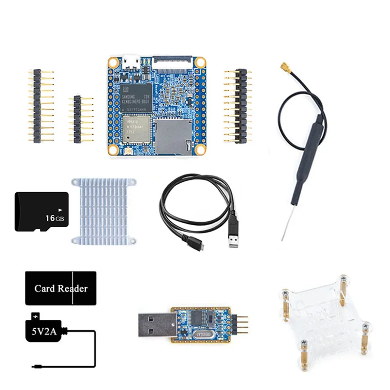 

B47C Nanopi NEO Air Development Board 16G Kit H3 512 МБ + 8 ГБ EMMC Wi-Fi + BT Run Ubuntucore Mini IOT Комплекты макетных плат (вилка стандарта США)