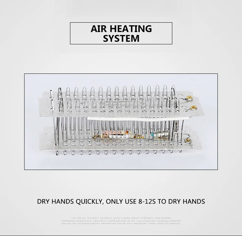 Commercial Full Automatic Hand Dryer High-speed Hand Drying Machine Hot and Cold Air Bathroom Hot Air Wind Blower