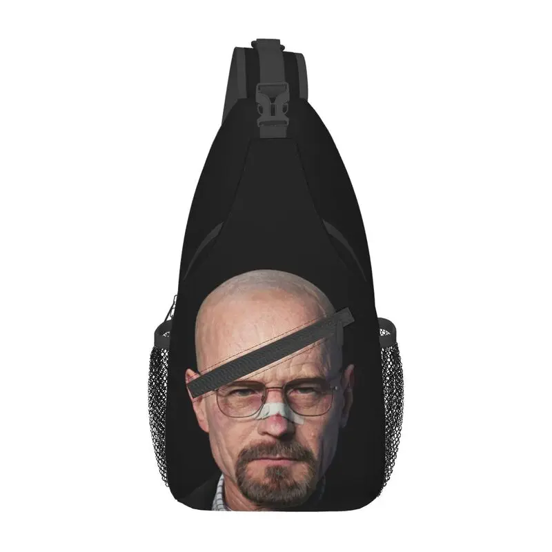 

Breaking Bad Heisenberg Sling Chest Bag Customized Walter White Crossbody Shoulder Backpack for Men Traveling Daypack