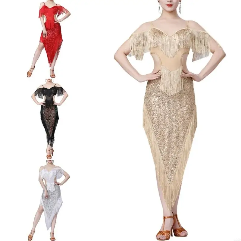 270d-womens-belly-dance-dress-sequins-dress-shimmery-party-dress-glittering-salsas-dress-fringe-latin-dance-dress
