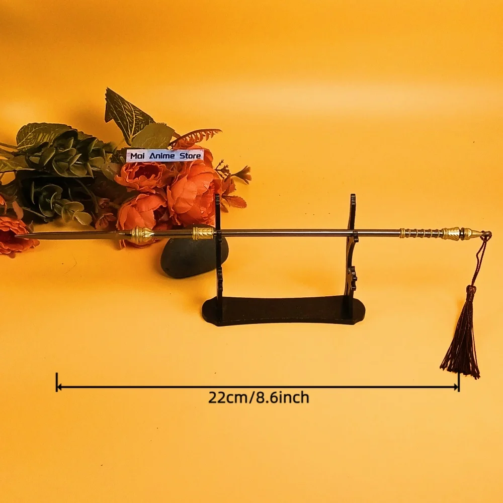 8.6 pouces métal royaumes Katana taille réelle Katana Original samouraï chinois ancien acier épée damas épée non pointu jouet cadeau